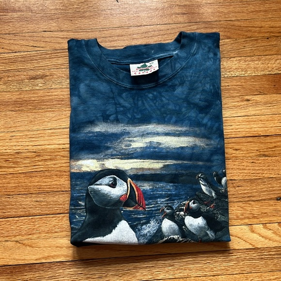 Vintage Quality Goods T-Shirt / Puffin / Tie Dye / Large - Picture 5 of 7